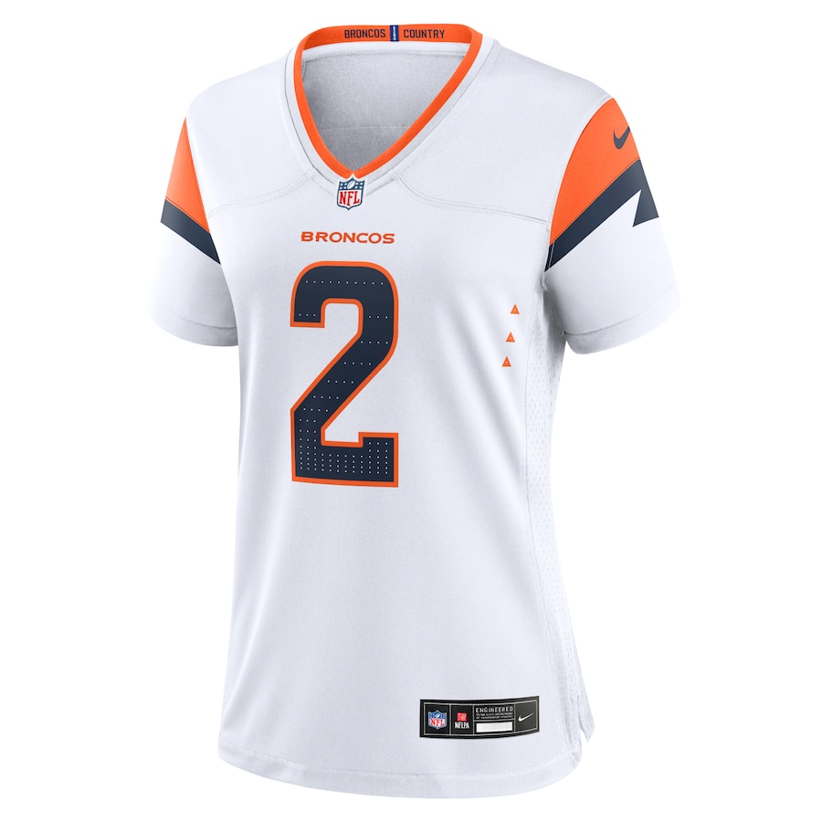 Patrick Surtain II Denver Broncos Nike Women's Game Jersey - White thumbnail 3