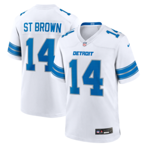 Amon-Ra St. Brown Detroit Lions Nike Game Jersey - White