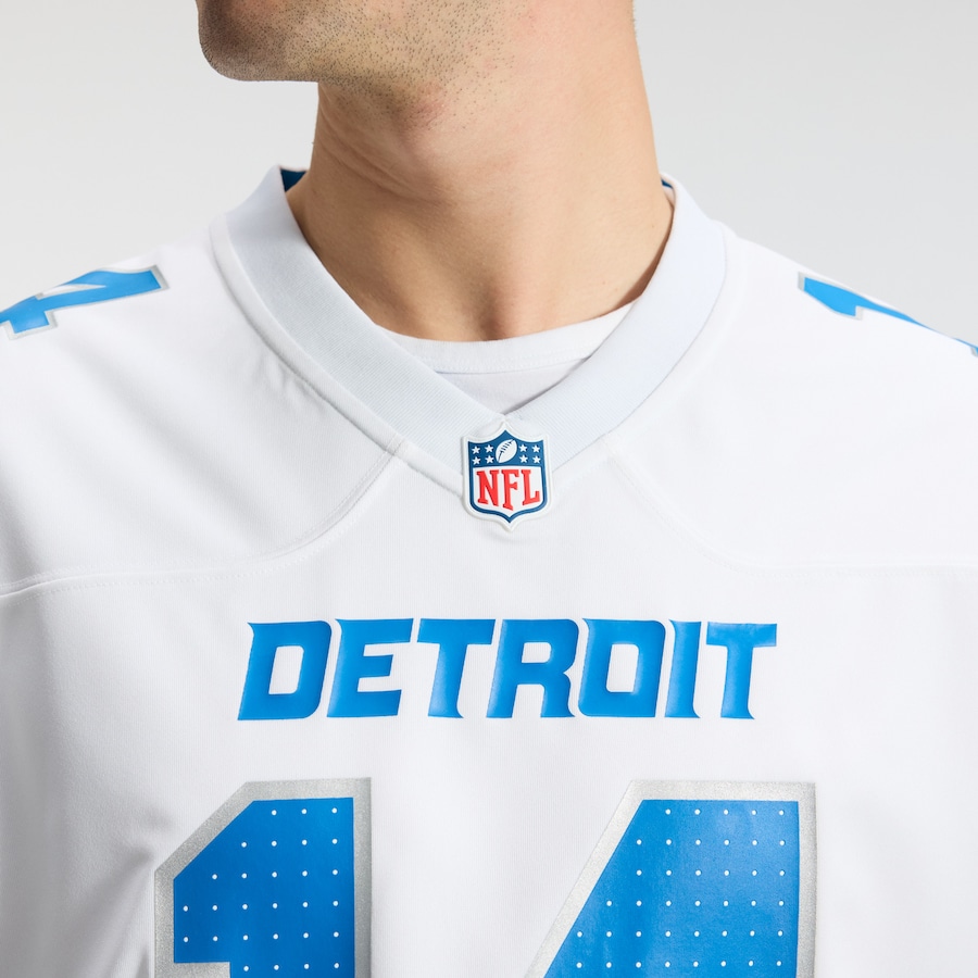 Amon-Ra St. Brown Detroit Lions Nike Game Jersey - White thumbnail 10