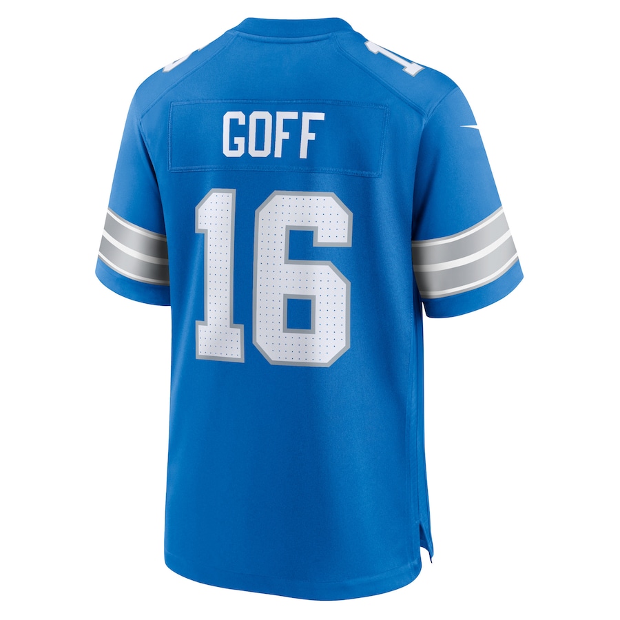 Jared Goff Detroit Lions Nike Game Jersey - Blue thumbnail 8