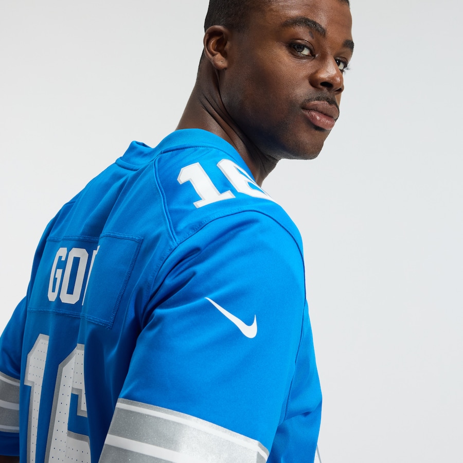 Jared Goff Detroit Lions Nike Game Jersey - Blue thumbnail 11