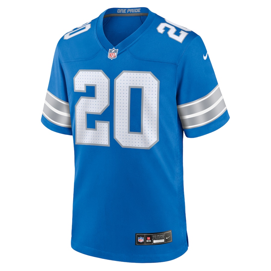 Barry Sanders Detroit Lions Nike Retired Player Game Jersey - Blue thumbnail 3