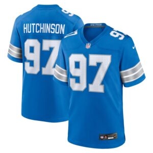 Aidan Hutchinson Detroit Lions Nike Game Jersey - Blue