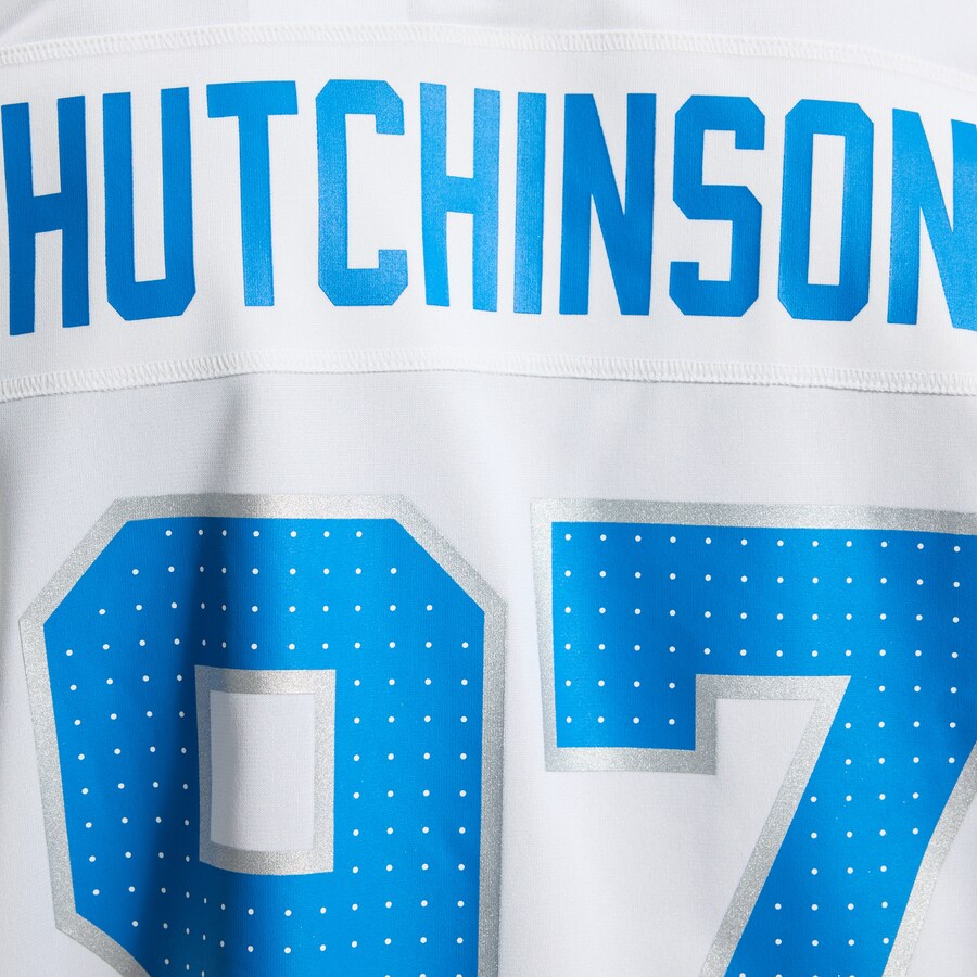 Aidan Hutchinson Detroit Lions Nike Game Jersey - White thumbnail 13