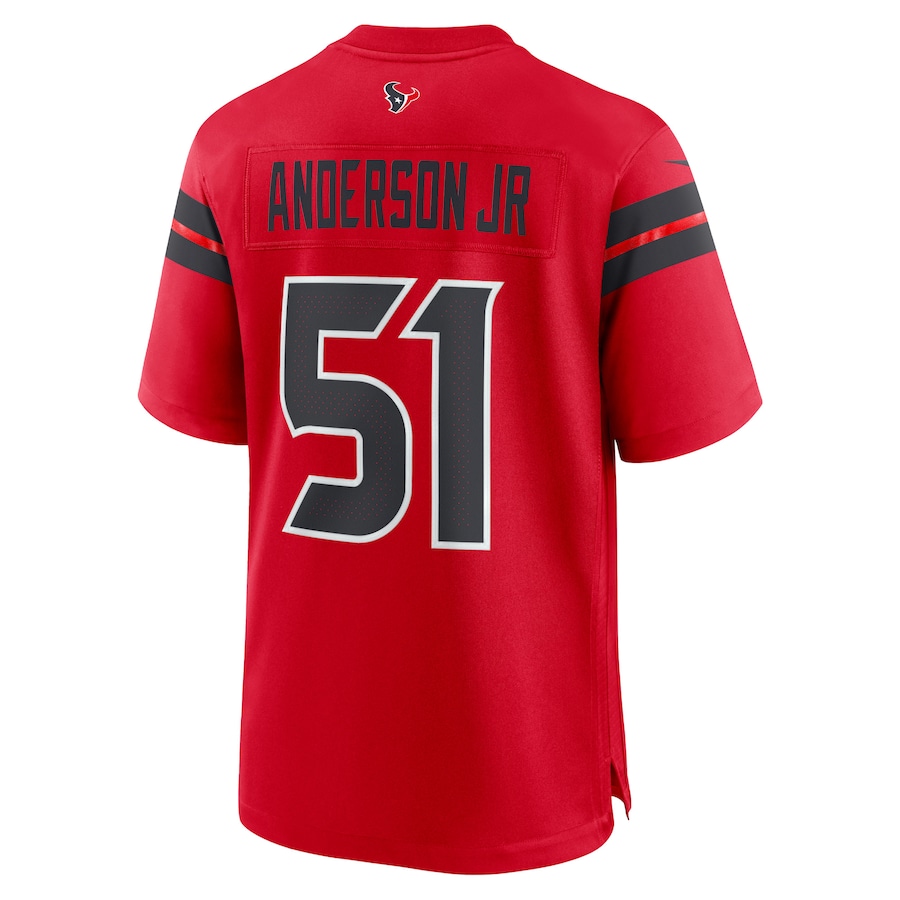 Will Anderson Jr. Houston Texans Nike Alternate Game Jersey - Red thumbnail 4