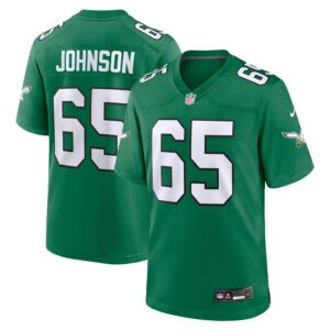 Lane Johnson Philadelphia Eagles Nike Alternate Game Jersey - Kelly Green