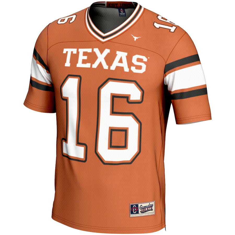 Arch Manning Texas Longhorns GameDay Greats Youth NIL Player Football Jersey - Texas Orange thumbnail 3