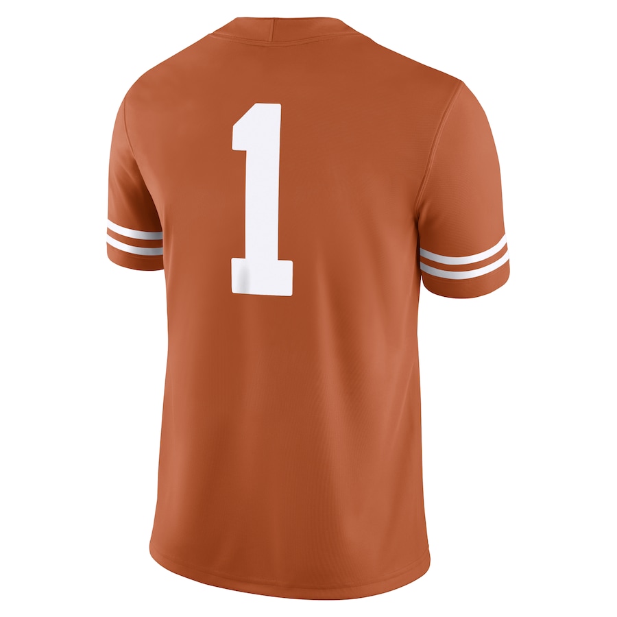 #1 Texas Longhorns Nike Game Jersey - Texas Orange thumbnail 4