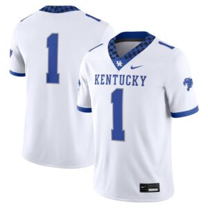 #1 Kentucky Wildcats Nike Game Jersey - White