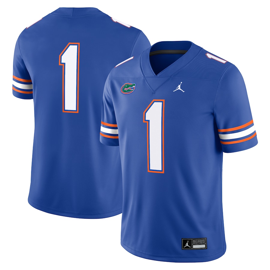 #1 Florida Gators Jordan Brand Game Jersey - Royal thumbnail 2