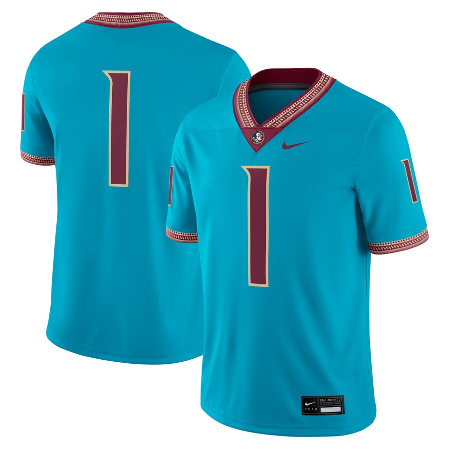 Florida State Seminoles Nike Alternate Game Jersey - Turquoise