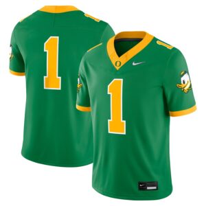 #1 Oregon Ducks Nike Alternate Game Jersey - Green
