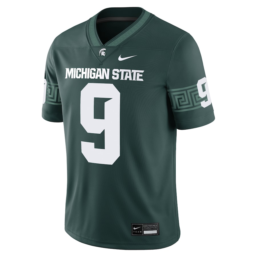 Kenneth Walker III Michigan State Spartans Nike Alumni Game Jersey - Green thumbnail 3
