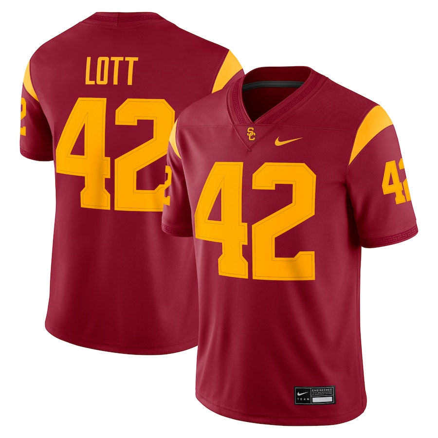 Ronnie Lott USC Trojans Nike Alumni Game Jersey - Cardinal thumbnail 2