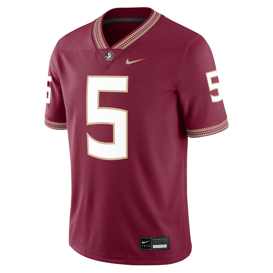 Jameis Winston Florida State Seminoles Nike Alumni Game Jersey - Garnet thumbnail 3
