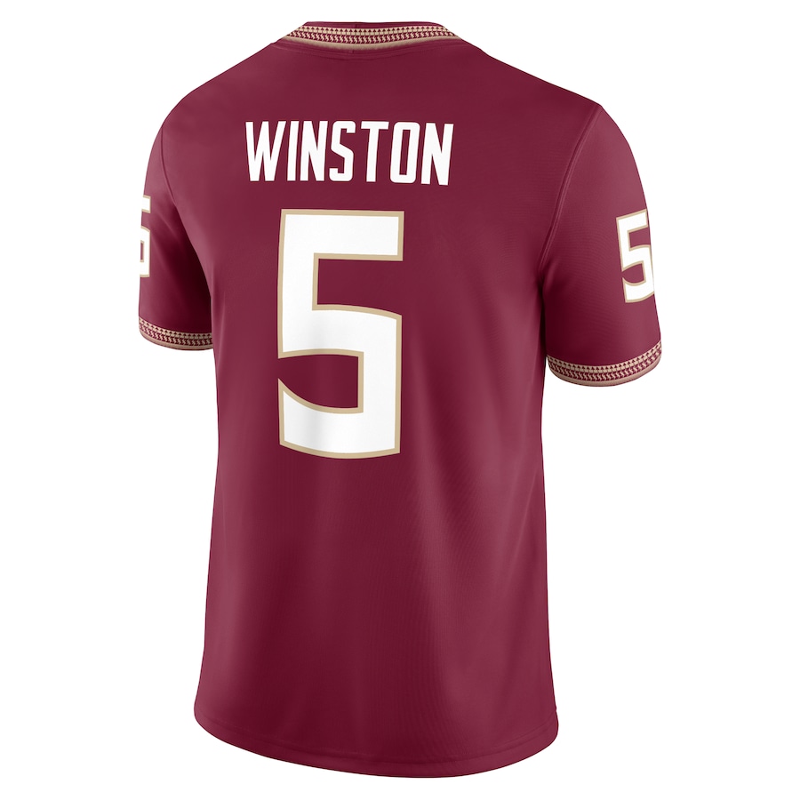 Jameis Winston Florida State Seminoles Nike Alumni Game Jersey - Garnet thumbnail 4