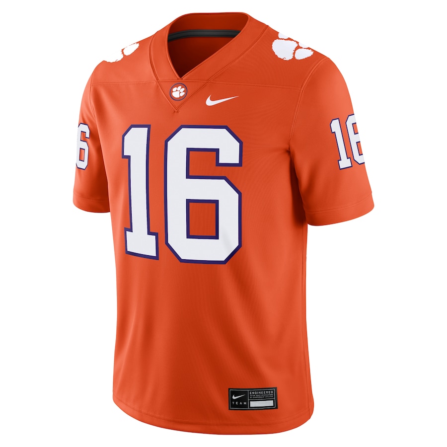 Trevor Lawrence Clemson Tigers Nike Alumni Game Jersey - Orange thumbnail 3