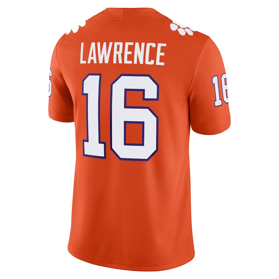 Trevor Lawrence Clemson Tigers Nike Alumni Game Jersey - Orange thumbnail 4