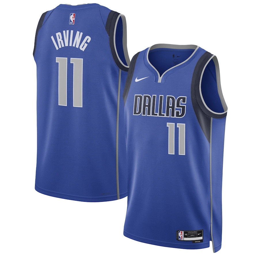 Kyrie Irving Dallas Mavericks Nike Unisex Swingman Jersey - Icon Edition - Blue thumbnail 2