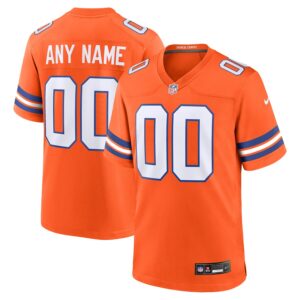 Denver Broncos Nike Mile High Collection 1977 Throwback Custom Game Jersey - Orange