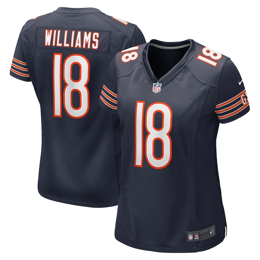 Caleb Williams Chicago Bears Nike Women's  Player Game Jersey - Navy thumbnail 2