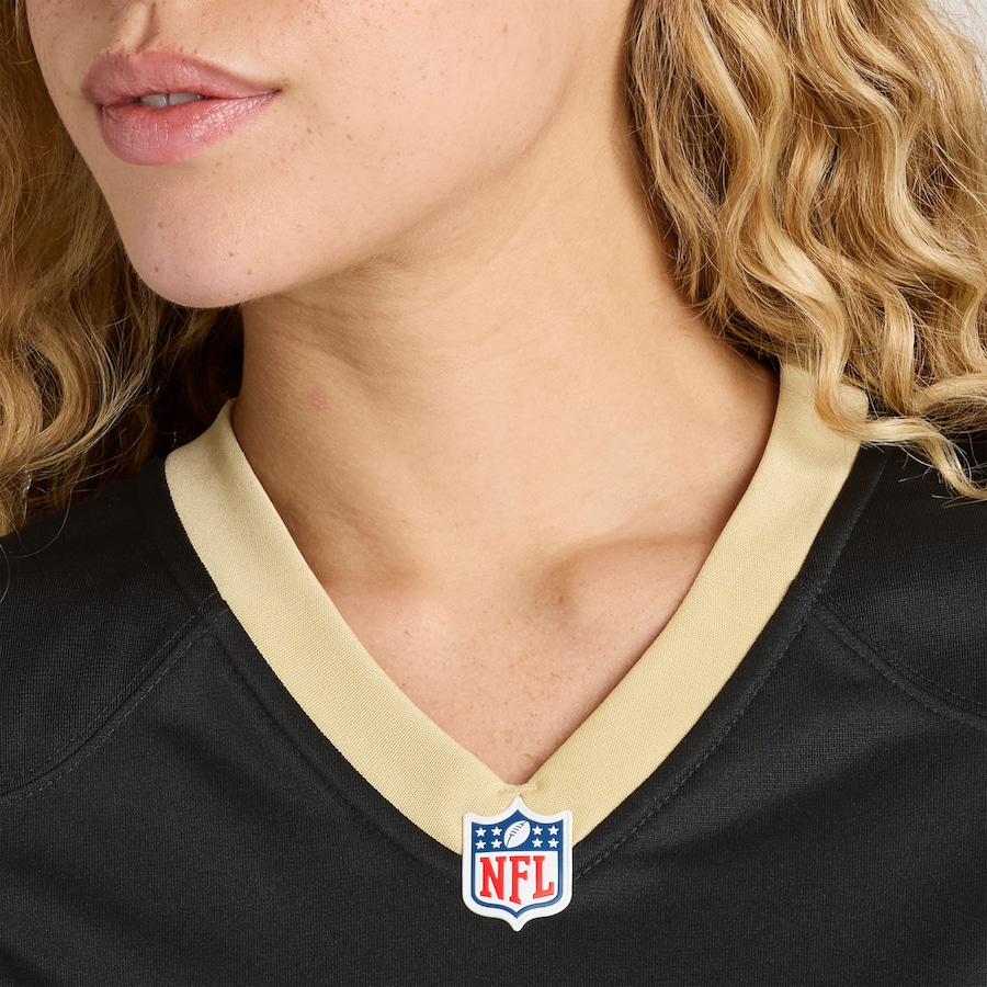 Tyler Shough New Orleans Saints Nike Women's Game Jersey - Black thumbnail 9