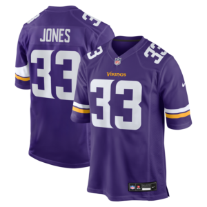 Aaron Jones Minnesota Vikings Nike Game Player Jersey - Purple