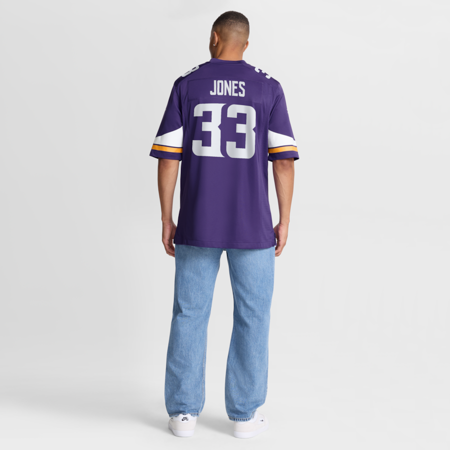 Aaron Jones Minnesota Vikings Nike Game Player Jersey - Purple thumbnail 9