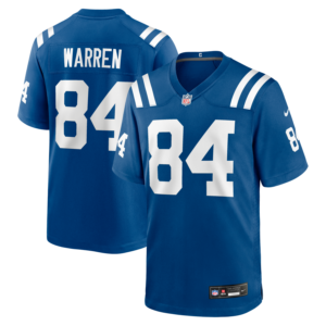 Tyler Warren Indianapolis Colts Nike Team Game Jersey - Royal