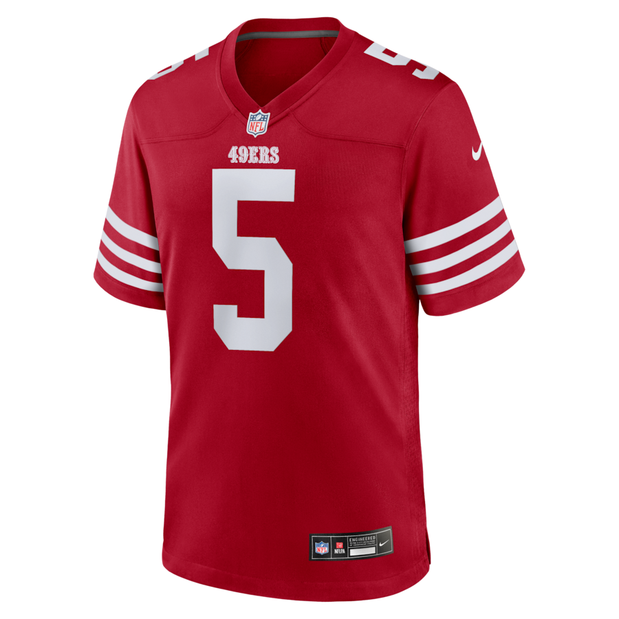 Mike Evans San Francisco 49ers Nike Game Jersey - Scarlet thumbnail 3