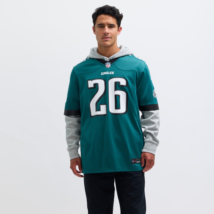 Saquon Barkley Philadelphia Eagles Nike Game Player Jersey - Midnight Green thumbnail 5