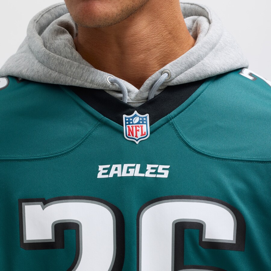 Saquon Barkley Philadelphia Eagles Nike Game Player Jersey - Midnight Green thumbnail 8