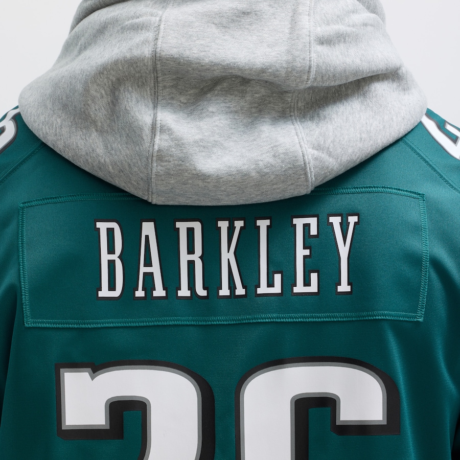 Saquon Barkley Philadelphia Eagles Nike Game Player Jersey - Midnight Green thumbnail 9
