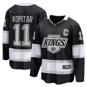 Anze Kopitar Los Angeles Kings Fanatics Home Premier Breakaway Player Jersey - Black