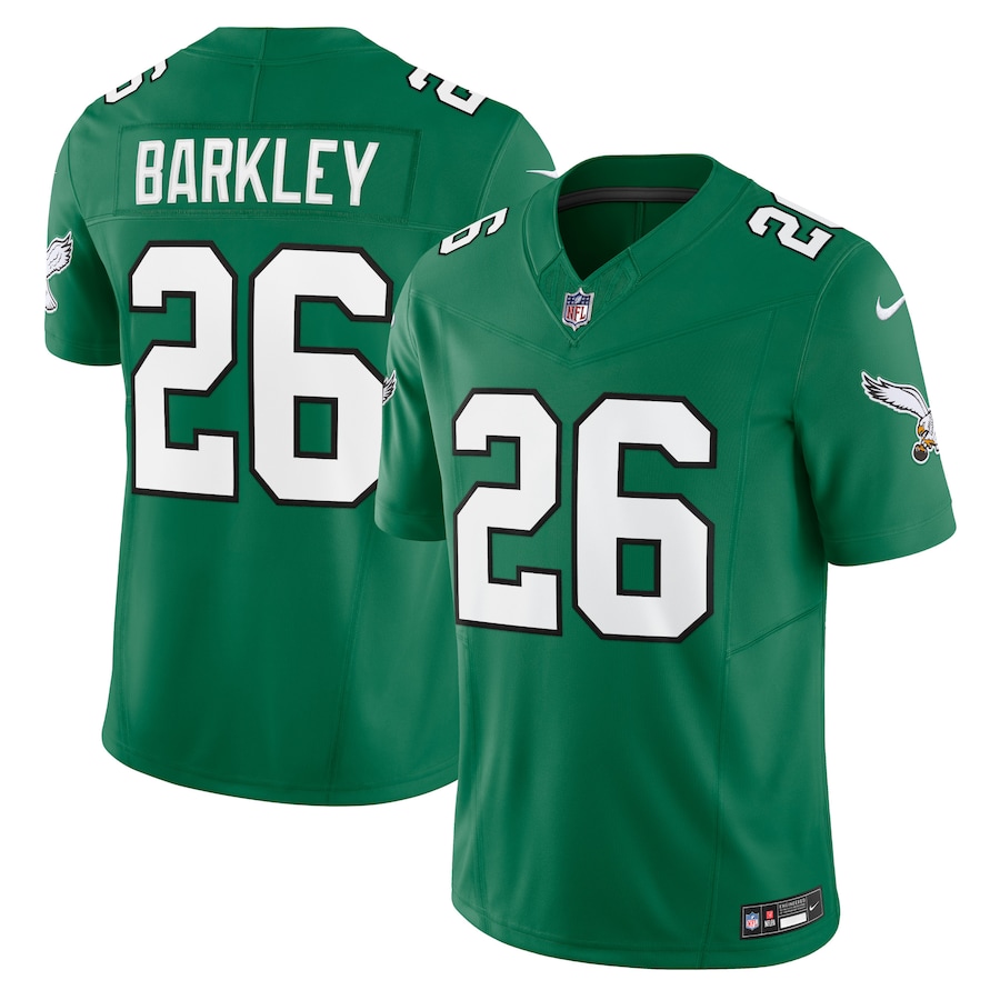 Saquon Barkley Philadelphia Eagles Nike Alternate Vapor F.U.S.E. Limited Jersey - Kelly Green thumbnail 2