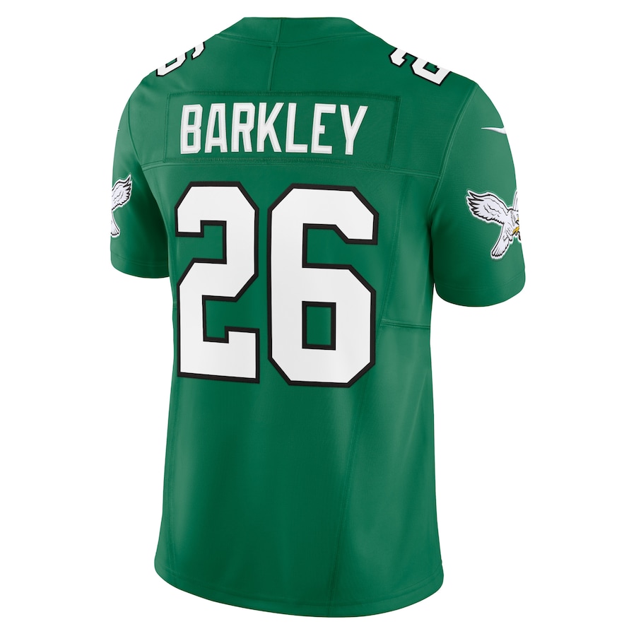 Saquon Barkley Philadelphia Eagles Nike Alternate Vapor F.U.S.E. Limited Jersey - Kelly Green thumbnail 4