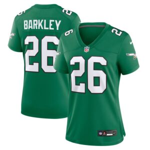 Saquon Barkley Philadelphia Eagles Nike Women's Alternate Game Jersey - Kelly Green
