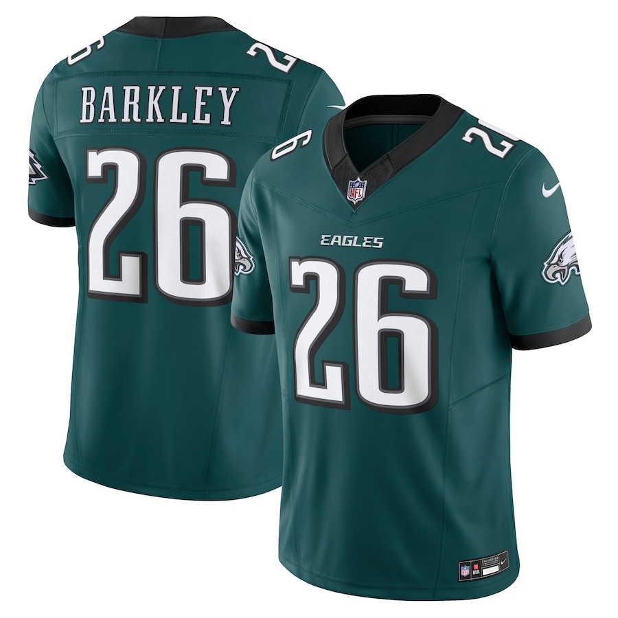 Saquon Barkley Philadelphia Eagles Nike Vapor F.U.S.E. Limited Jersey - Midnight Green thumbnail 2