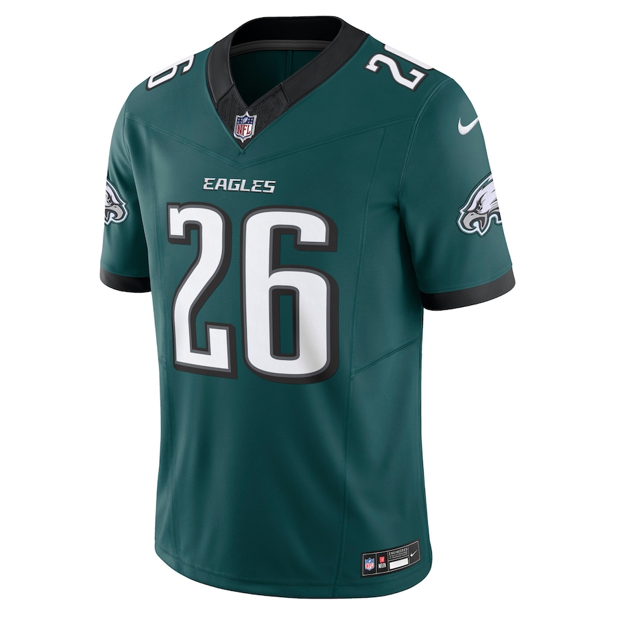 Saquon Barkley Philadelphia Eagles Nike Vapor F.U.S.E. Limited Jersey - Midnight Green thumbnail 3