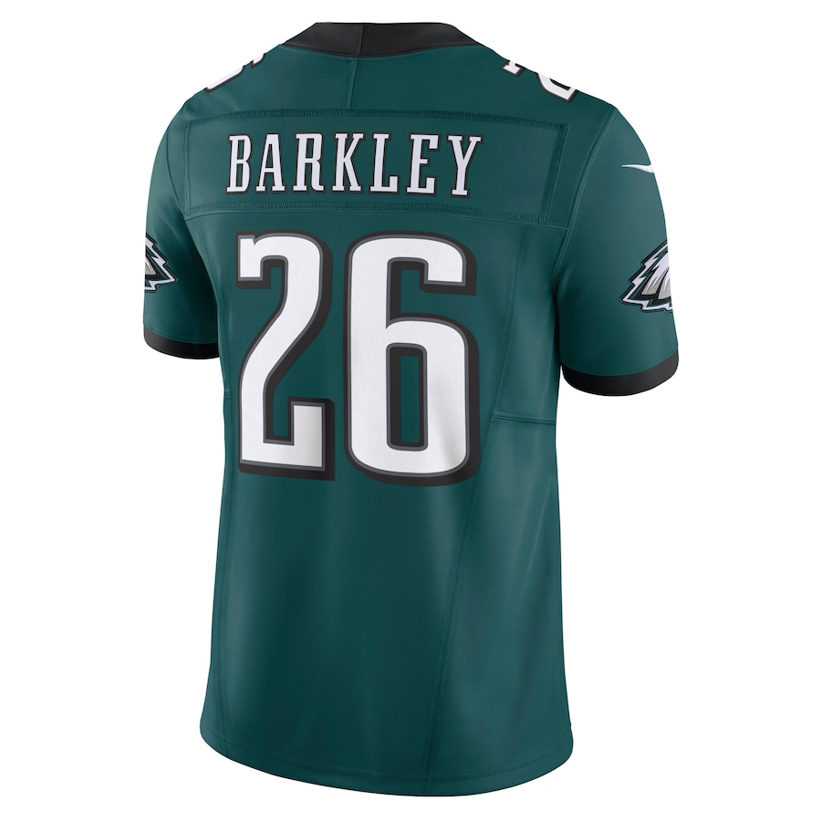 Saquon Barkley Philadelphia Eagles Nike Vapor F.U.S.E. Limited Jersey - Midnight Green thumbnail 4