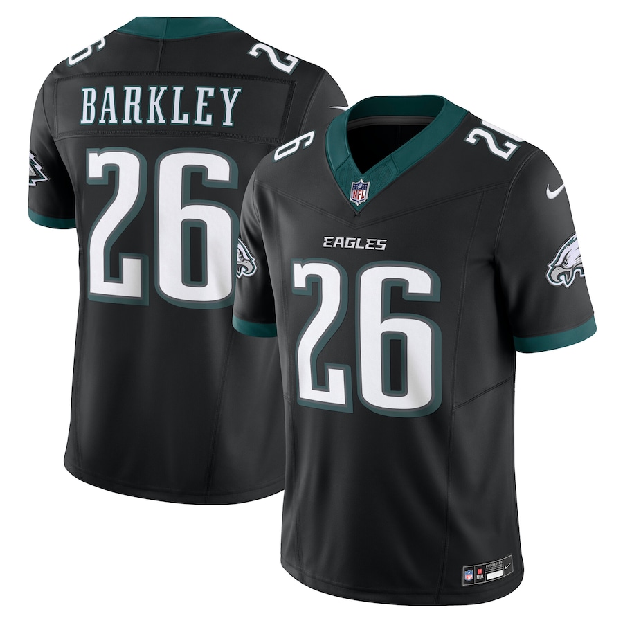 Saquon Barkley Philadelphia Eagles Nike Vapor F.U.S.E. Limited Jersey - Black thumbnail 2