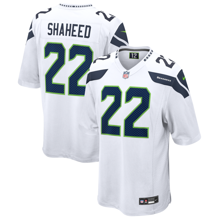 Rashid Shaheed Seattle Seahawks Nike  Game Jersey -  White thumbnail 2