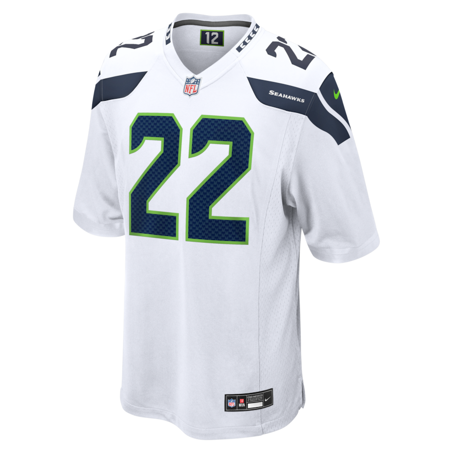 Rashid Shaheed Seattle Seahawks Nike  Game Jersey -  White thumbnail 3