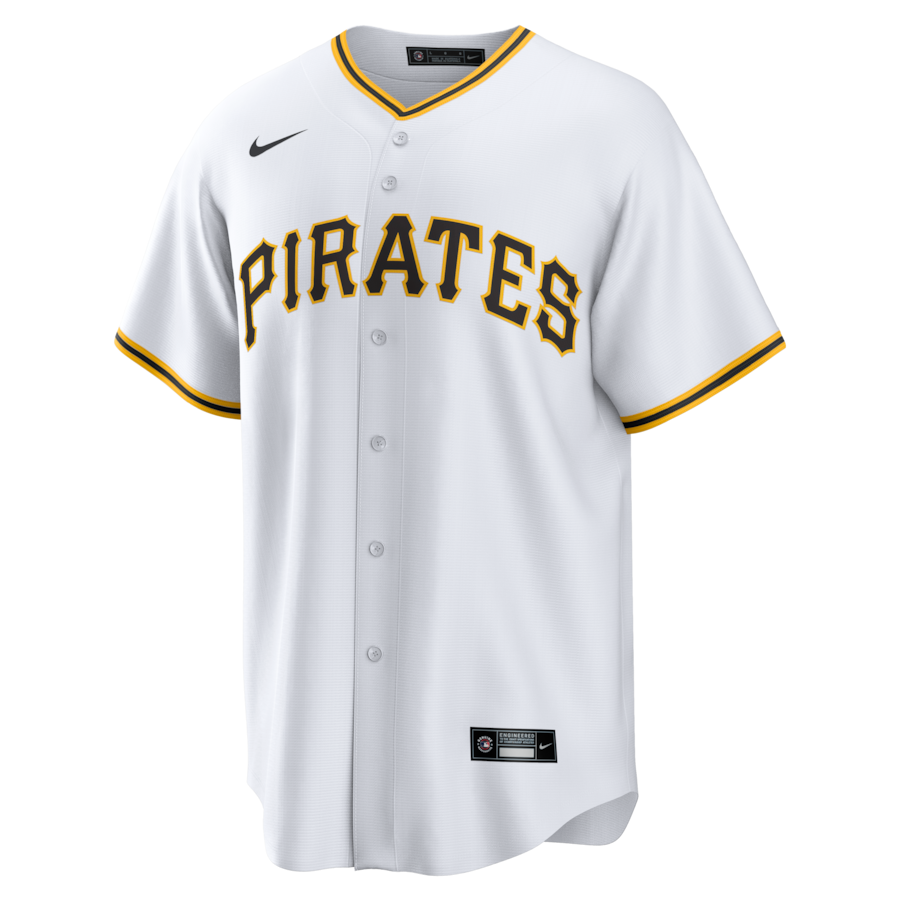 Paul Skenes Pittsburgh Pirates Nike Home Replica Player Jersey - White thumbnail 8