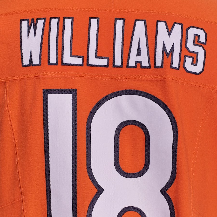 Caleb Williams Chicago Bears Nike Alternate Vapor F.U.S.E. Elite Jersey - Orange thumbnail 12
