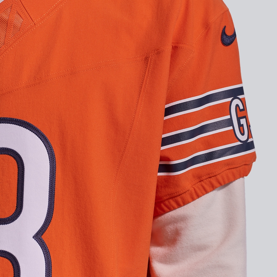 Caleb Williams Chicago Bears Nike Alternate Vapor F.U.S.E. Elite Jersey - Orange thumbnail 13