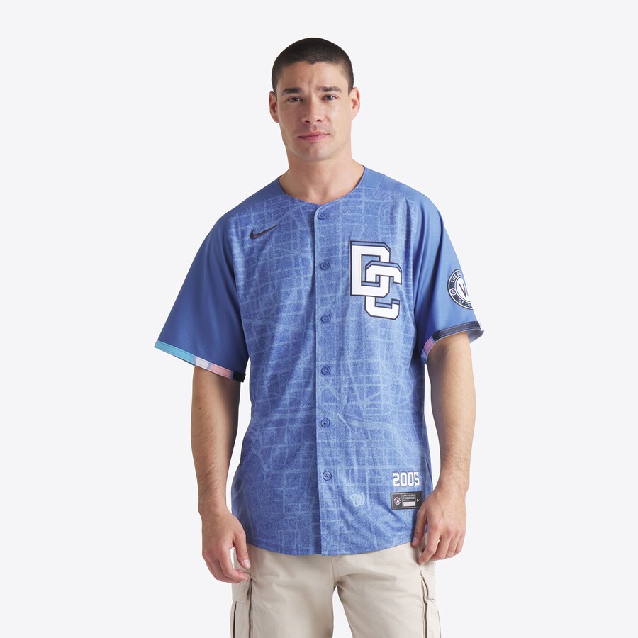 Washington Nationals Nike 2025 City Connect Limited Jersey - Blue thumbnail 1