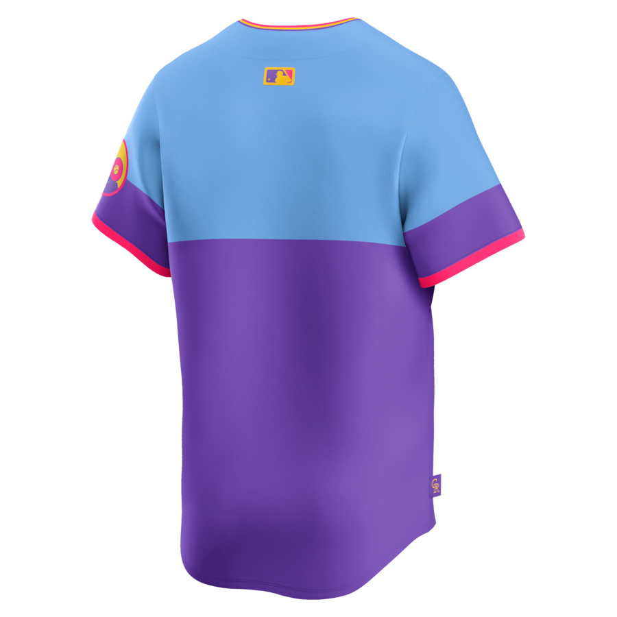 Colorado Rockies Nike 2025 City Connect Limited Jersey - Purple/Light Blue thumbnail 7