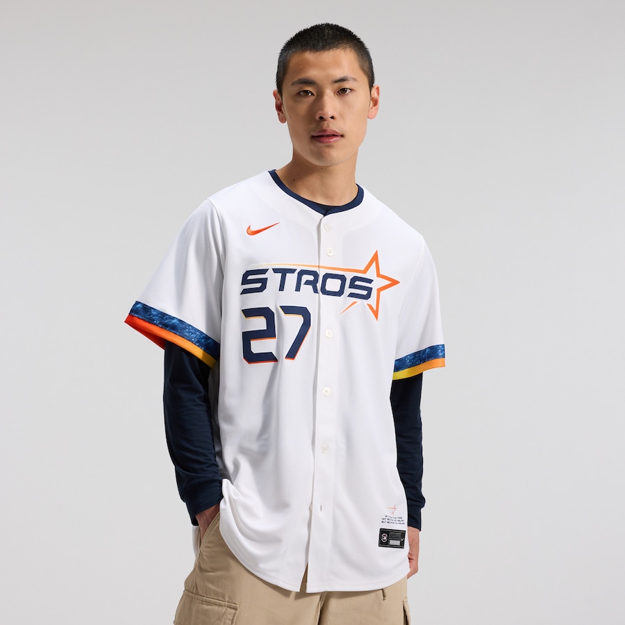 Jose Altuve Houston Astros Nike 2025 City Connect Limited Player Jersey - White thumbnail 3