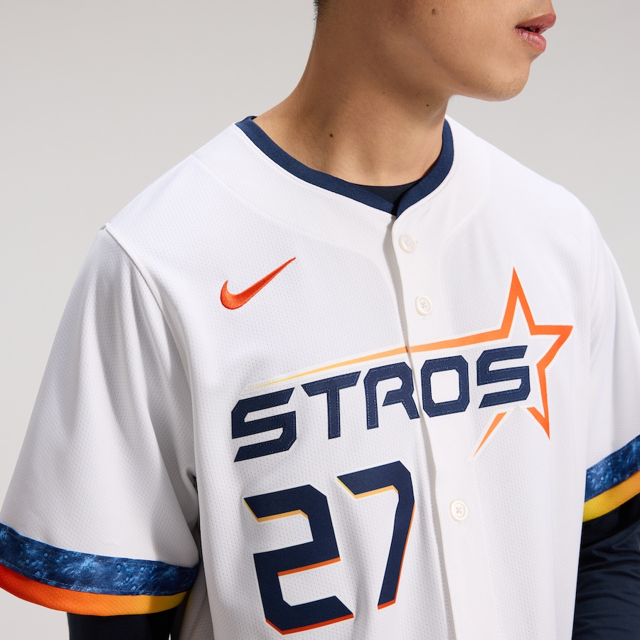 Jose Altuve Houston Astros Nike 2025 City Connect Limited Player Jersey - White thumbnail 10